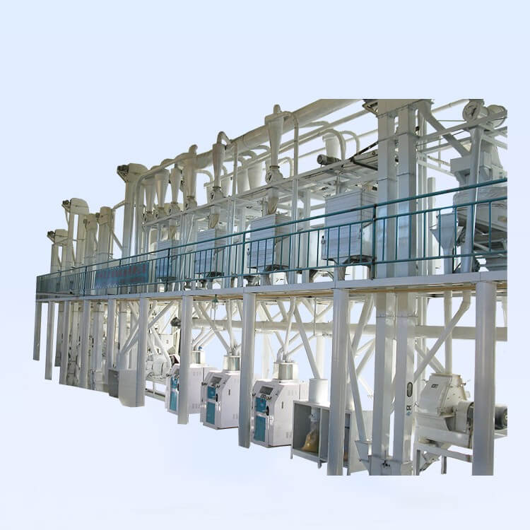 100T Maize Meal And Grits Mill Production Line Maize Flour Milling Machine