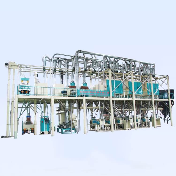 100T Maize Meal And Grits Mill Production Line Maize Flour Milling Machine