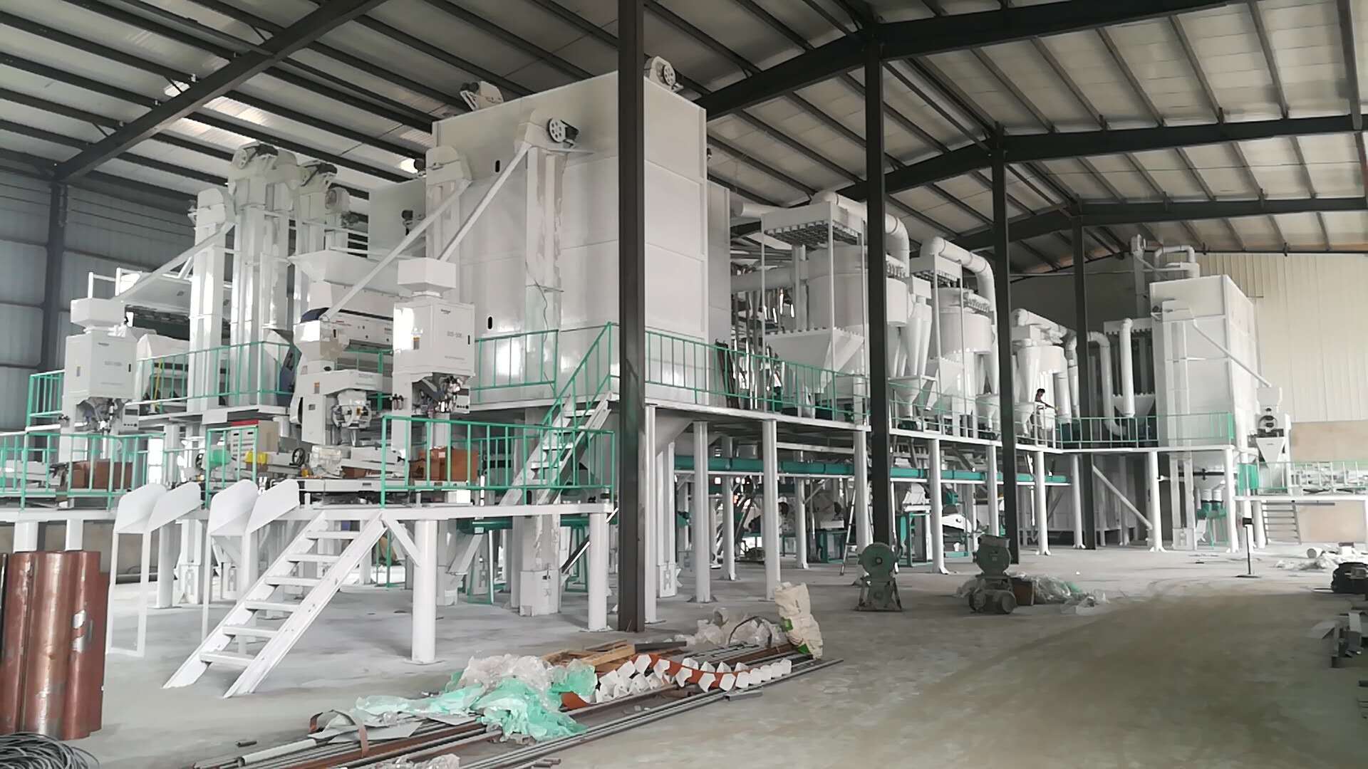 150T/24 Industrial Maize Corn Flour Mill Plant Maize Grits Mill