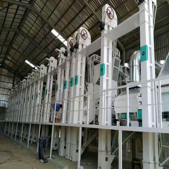 100T Complete Set Rice Milling Machines Rice Mill Manufacturer