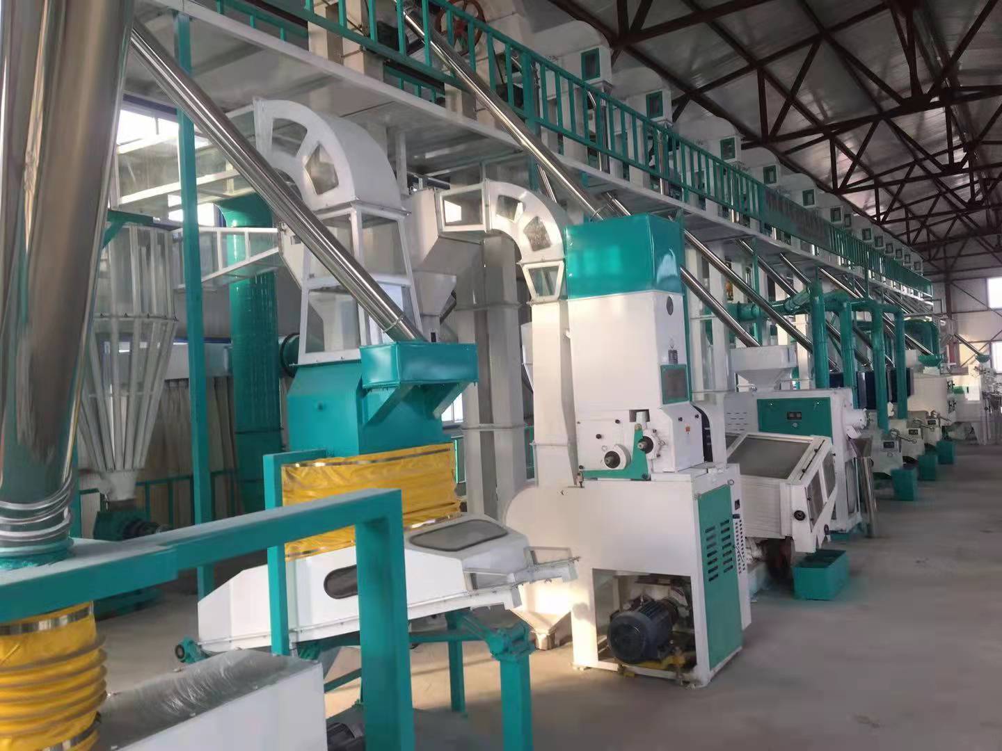 100T Complete Set Rice Milling Machines Rice Mill Manufacturer