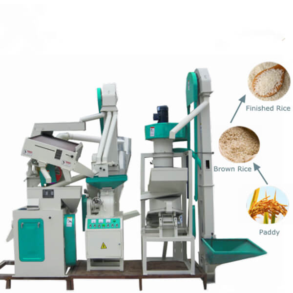 10-20T Combined Rice Mill Milling Machine Auto Rice Mill Plant