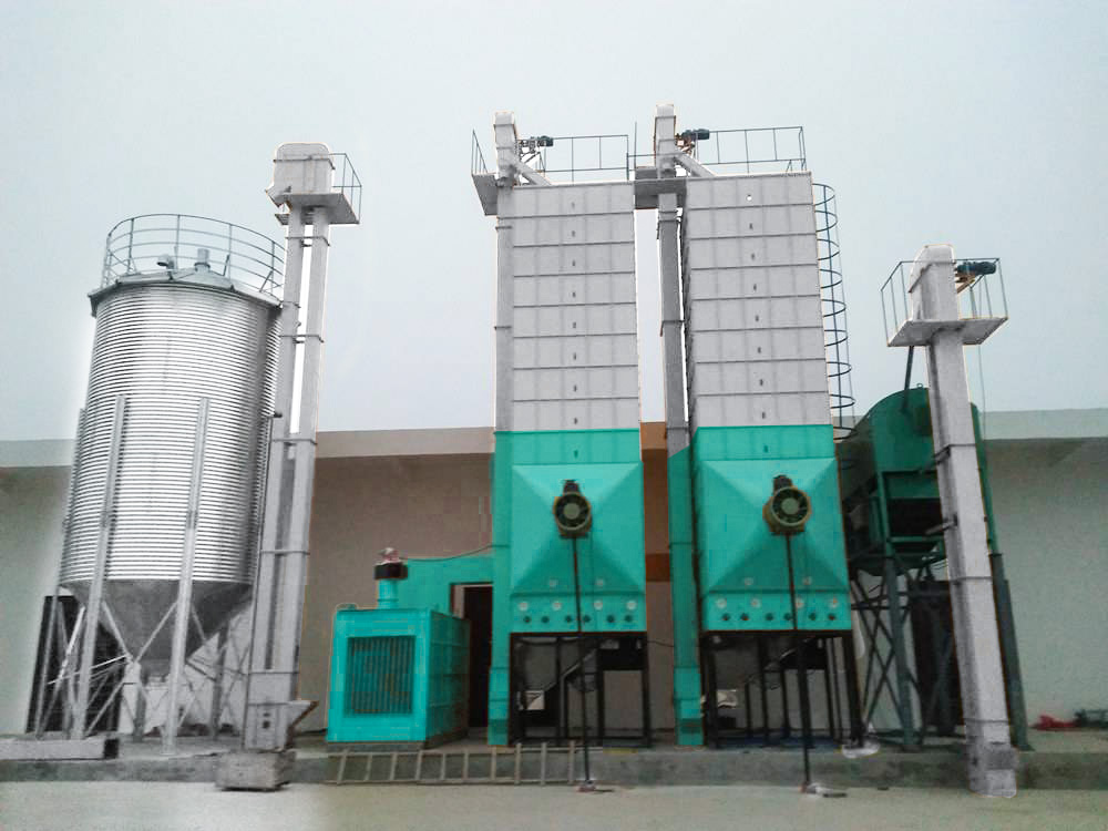 Energy Saving Crossed-Flow Type Grain Dryer 