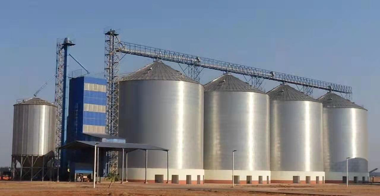 1000ton Galvanized Grain Storage Silo Prices For Farm 